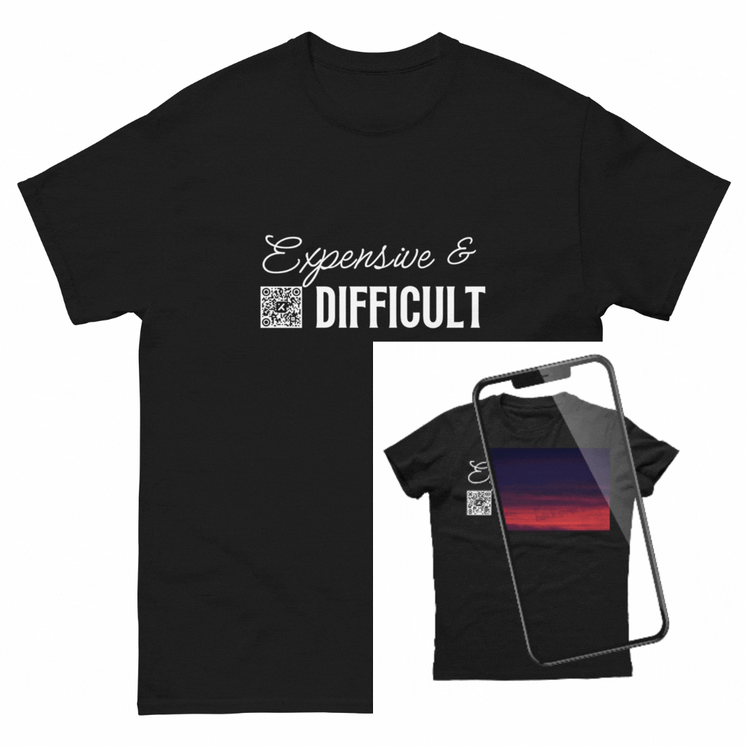Expensive & Difficult (Dark Shirt Collection)